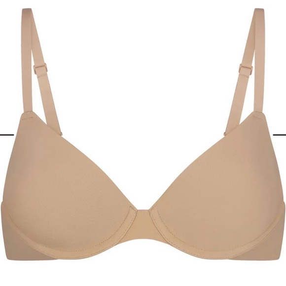 Skims NWT Clay Colored T-Shirt Bra, 36C. - Picture 2 of 5